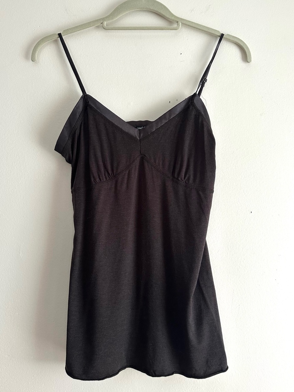 Jacob Lyocell/Silk Blend Espresso Brown Camisole